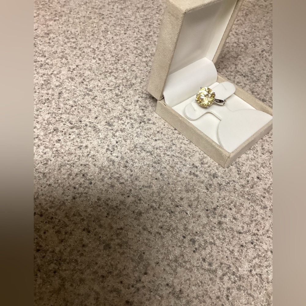Sterling silver ring.